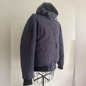 Pajar hooded jacket in navy blue(warmth -10C/14F to -20C/-4F
